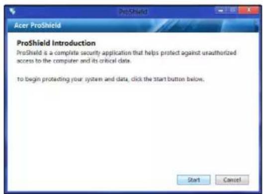 ACER Aspire Z3605 - ProShield instellen - 1
