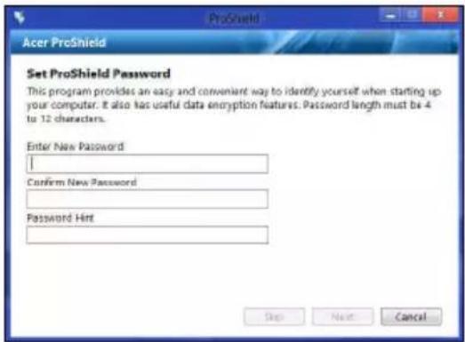 ACER Aspire Z3605 - ProShield instellen - 2