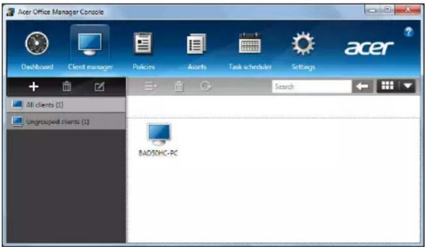 ACER Aspire Z3605 - Klient manager - 1