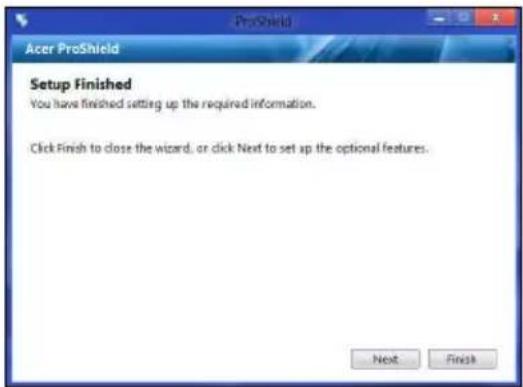 ACER Aspire Z3605 - Einrichtung von ProShield - 3