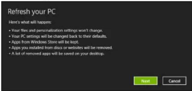 ACER Aspire Z3605 - Returnering af systemet til fabriksstandarden - 6