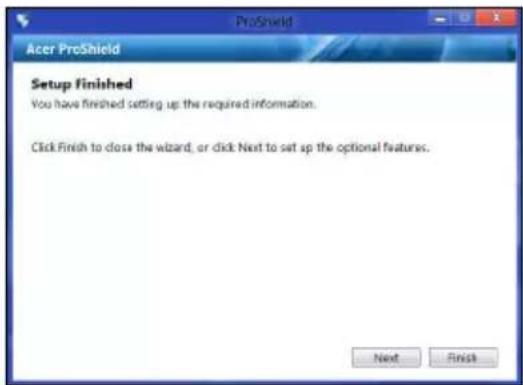 ACER Aspire Z3605 - Configurar o ProShield - 3