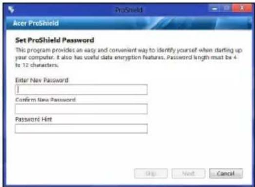 ACER Aspire Z3605 - Configurer ProShield - 2