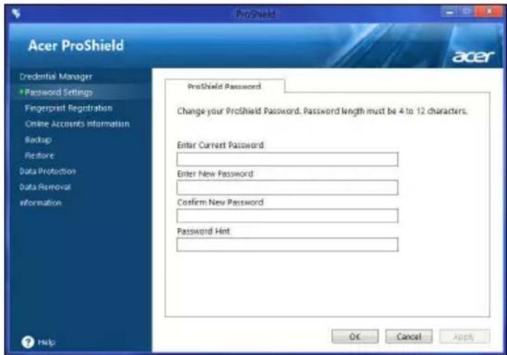 ACER Aspire Z3605 - Konfigurere ProShield - 5