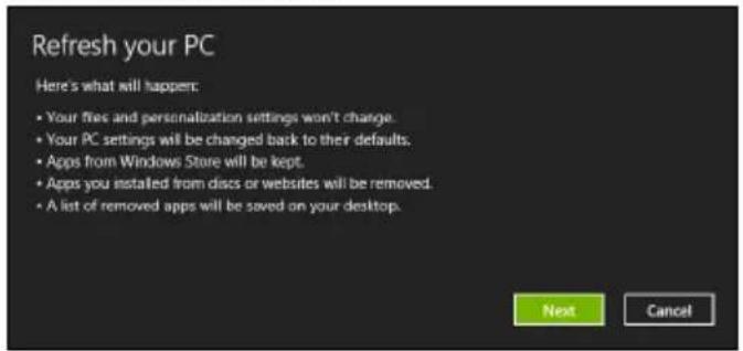 ACER Aspire Z3605 - Returnering af systemet til fabriksstandarden - 4
