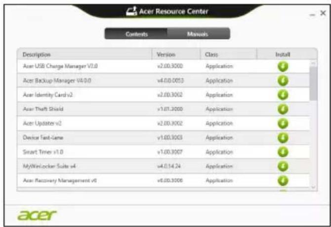 ACER Aspire Z3605 - Reinstalar controladores e aplicações - 4