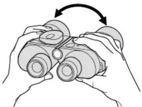 Fujinon Mariner 7x50 WPXL - 眼幅を合わせる - 1