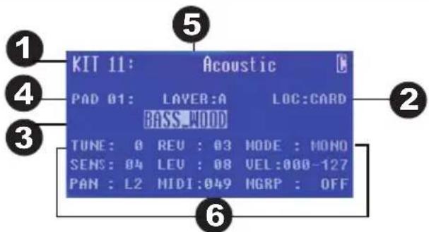 ALESIS Samplepad Pro - LCD-Bildschirm - 1