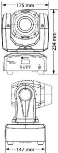 Fun Generation PicoBeam 60 COB - Données techniques - 1