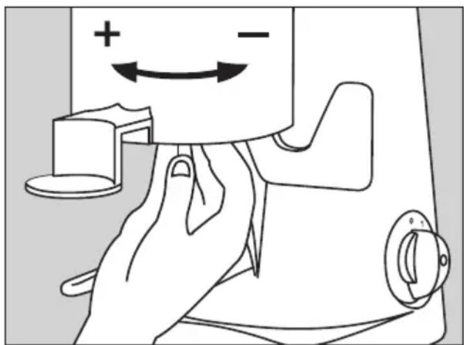 Fiorenzato F4 E - EINSTELLUNG DER DOSIS GEMAHLENEN KAFFEES, BETRIEB DES GERÄTS - 1