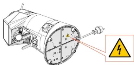 Fiorenzato F83 E - Etiquetas de advertencia colocadas en la máquina - 2