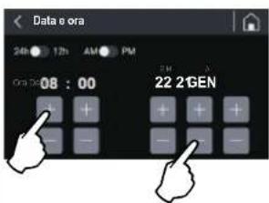 Fiorenzato F83 E - Data e ora - 1