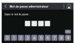 Fiorenzato F83 E - Mot de passe administrateur - 1