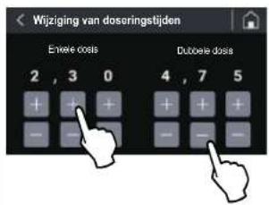 Fiorenzato F83 E - Wijziging van doseringstijden - 1