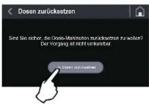Fiorenzato F83 E - Dosis-Mahlzeit zurücksetzen - 1