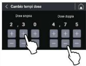 Fiorenzato F83 E - Cambio tempi dose - 1