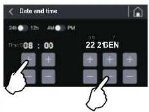 Fiorenzato F83 E - Date and time - 1