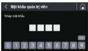 Fiorenzato F83 E - Mật khẩu quản trị viên - 1