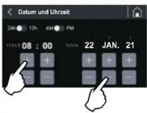 Fiorenzato F83 E - Datum und Uhrzeit - 1