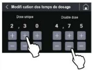 Fiorenzato F83 E - Modifi cation des temps de dosage - 1