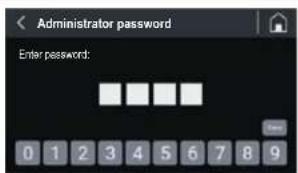 Fiorenzato F64 E XGi - Administrator password - 1