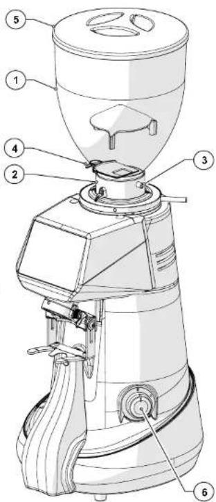 Fiorenzato F64 E XGi - Preparing to use the grinder-doser - 1