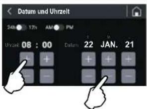 Fiorenzato F64 E XGi - Datum und Uhrzeit - 1