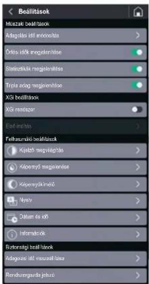 Fiorenzato F64 E XGi - Biztonsagi beallitasok - 1