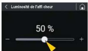 Fiorenzato F64 E XGi - Luminosité de l'afficheur - 1