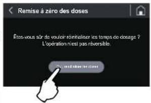 Fiorenzato F64 E XGi - Reinitialisation du poids des doses - 1