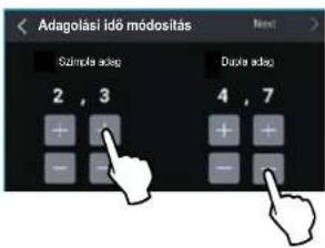 Fiorenzato F64 E XGi - Adagolasi ido modositas - 1