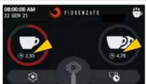 Fiorenzato F64 E XGi - Grinding time display - 1