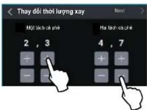 Fiorenzato F64 E XGi - Thay doi thoi luong xay - 1