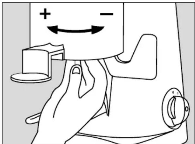 Fiorenzato F4 F - EINSTELLUNG DER DOSIS GEMAHLENEN KAFFEES, BETRIEB DES GERÄTS - 1