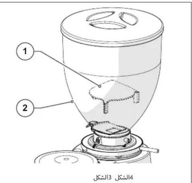 Technical diagram of a device with labeled component '2' pointing to a panel or connector.