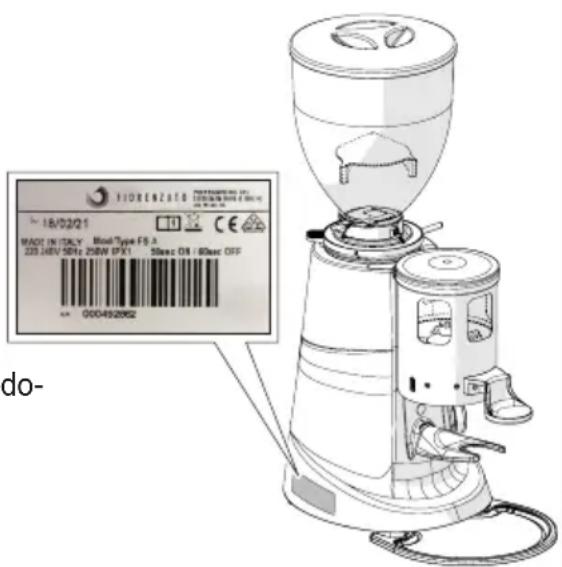 Fiorenzato F5 - Identificação do aparelho - 1