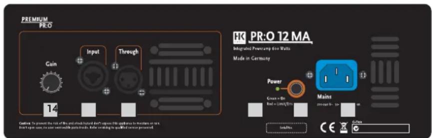 HK AUDIO Premium PR:O 18 Sub A - Power Switch - 1