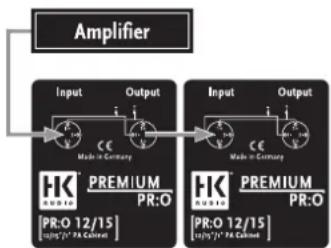 HK AUDIO Premium PR:O 18 S - En configuration sub + satellites, le subwoofer ne produit pas de basses alors que le satellite fonctionne! - 4