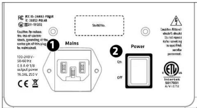 HK AUDIO Polar 12 - Rear Panel - 1