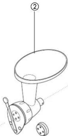 KENWOOD KM665 - flat pasta maker ① AT970A - 2