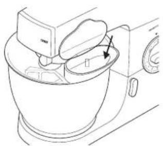 KENWOOD Chef KM334 - to fit and use your splashguard (if supplied) - 2