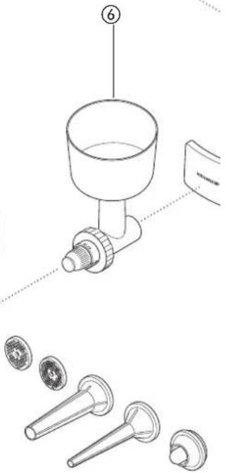 KENWOOD Chef KM334 - flat pasta maker ①A T970A - 3