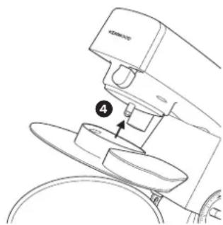 KENWOOD Chef KM334 - για να προσαρμόσετε και να χρησιμοποιήσετε το προστατευτικό κάλυμμα (εάν παρέχεται) - 2