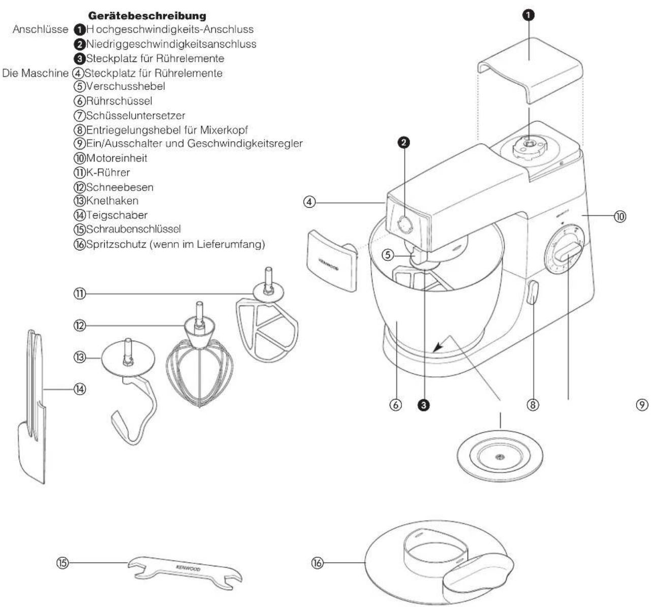 KENWOOD Chef KM334 - Ihre Küchenmaschine von Kenwood - 1