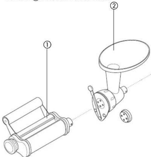 KENWOOD KM706 - couvercles de rangement - 1