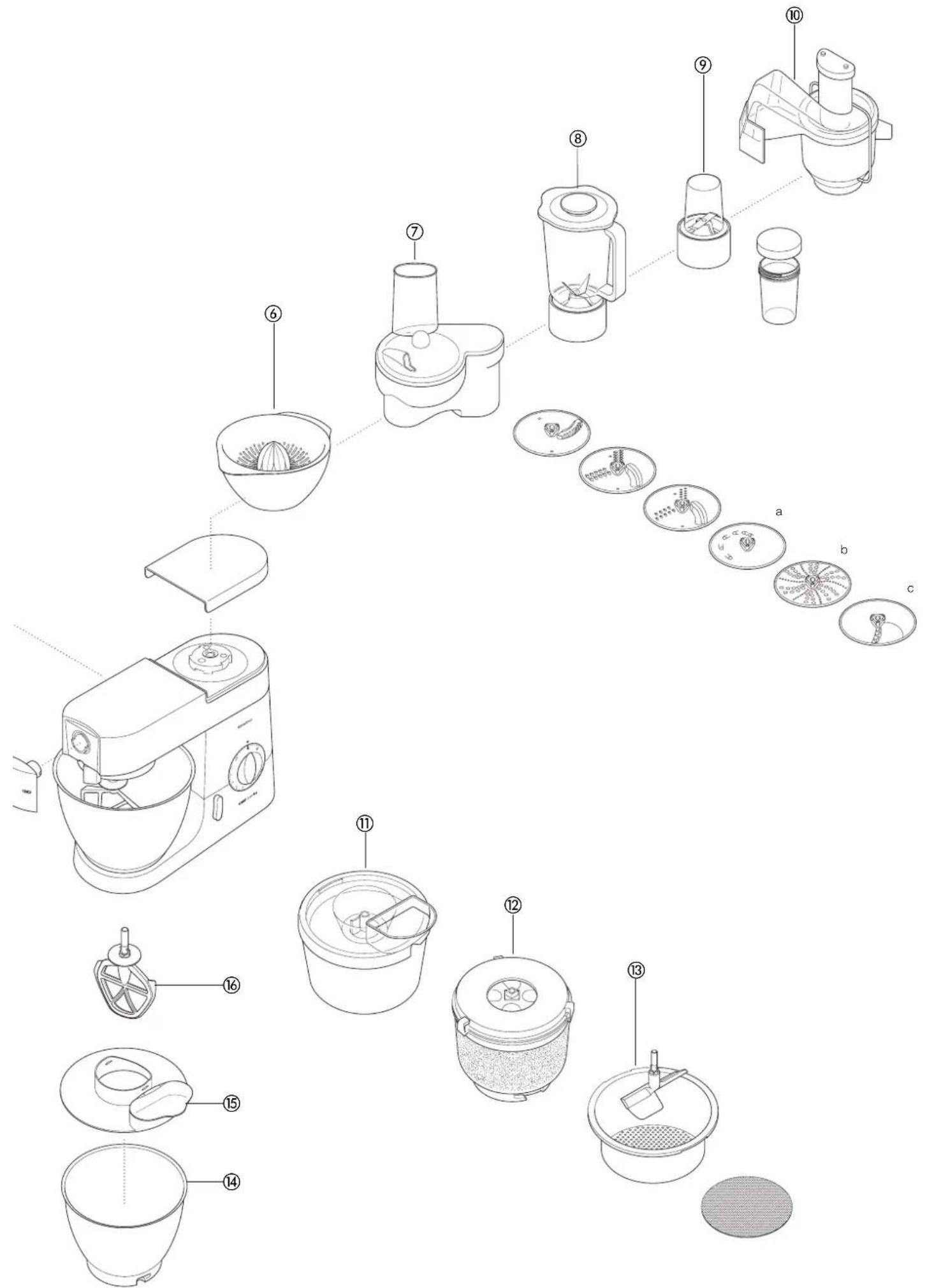 KENWOOD KM706 - il mixer - 12