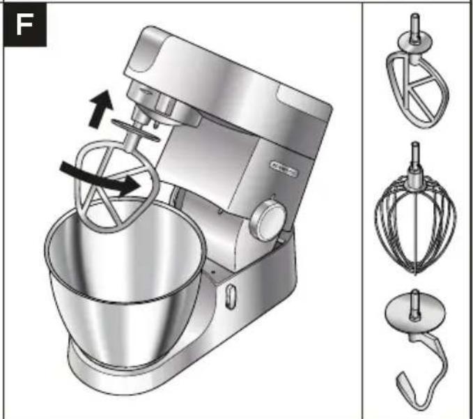 KENWOOD Chef XL KVL4100W - Diagrammes et instructions d'utilisation - 4