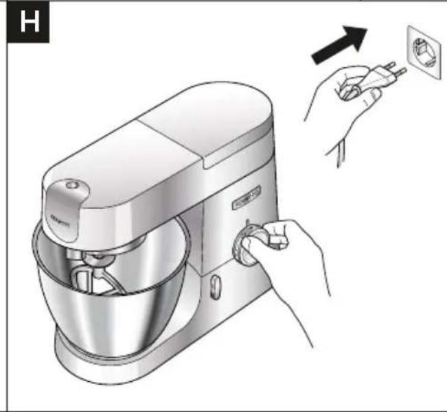 KENWOOD Chef XL KVL4100W - Bruksiagram og brukerinstruksjoner - 6