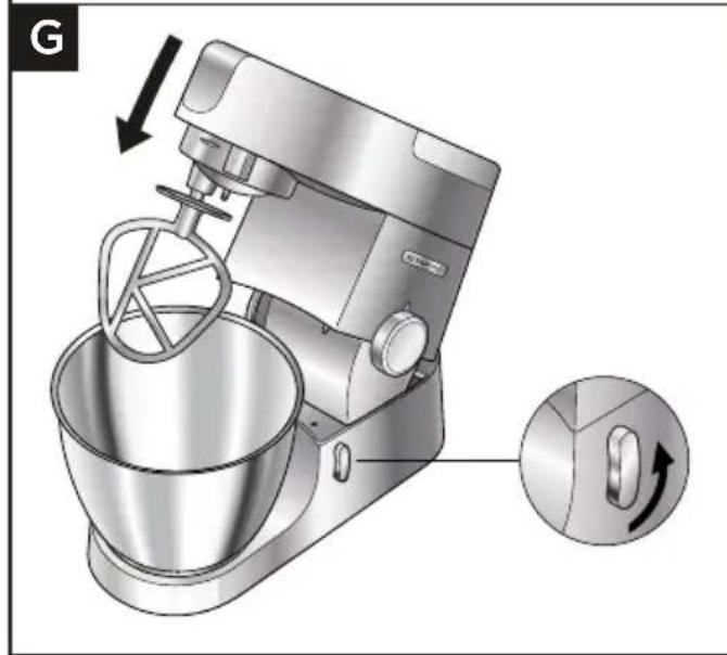 KENWOOD Chef XL KVL4100W - Nákresy a pokyny k použití - 5