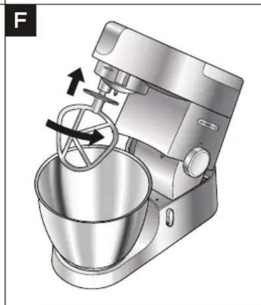 KENWOOD Chef XL KVL4100W - Användningsdiagram och bruksanvisning - 4